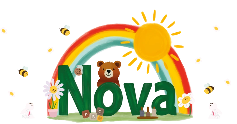 Montessori busyboard with sensory toys for children